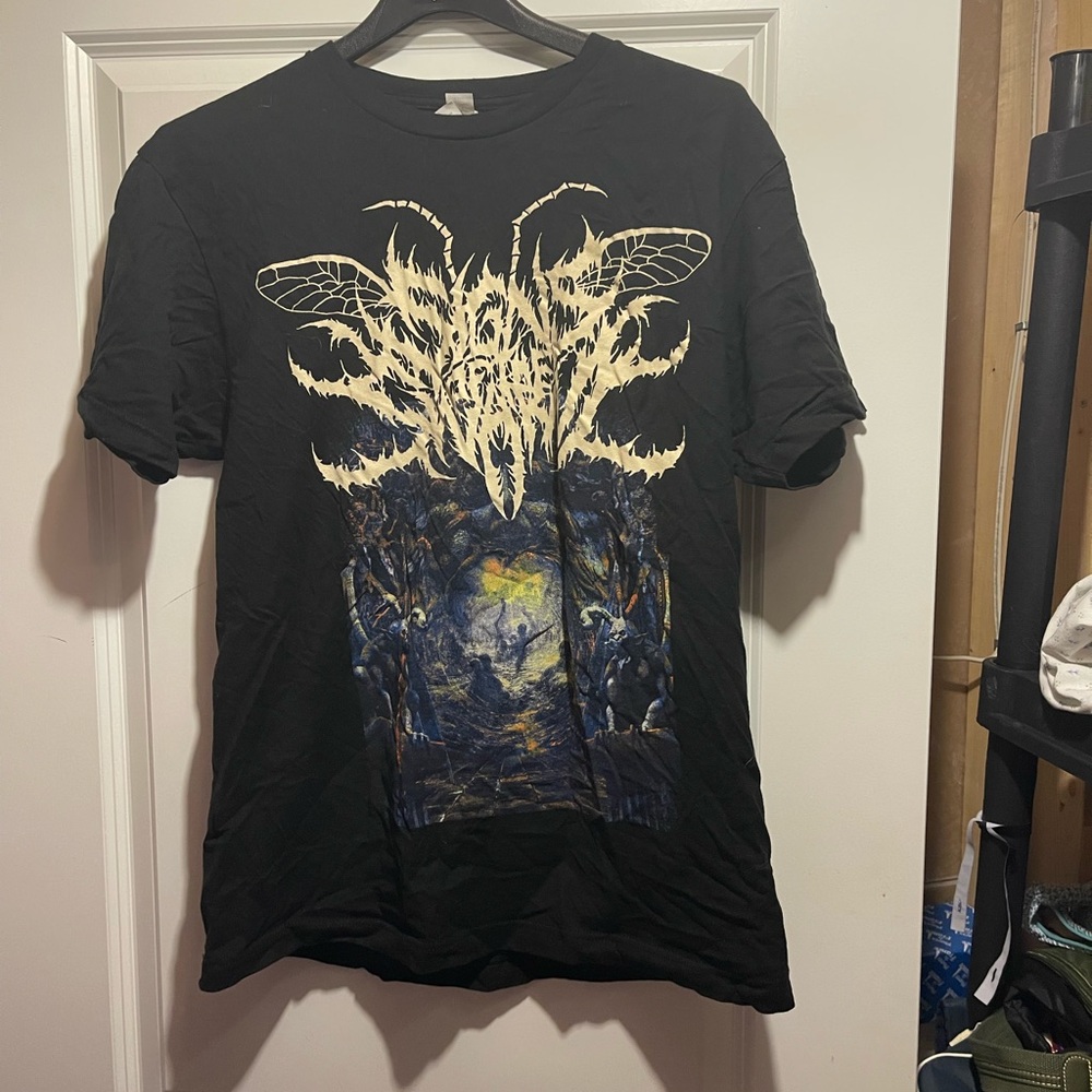 Signs of the swarm decade of the swarm tour shirt size L